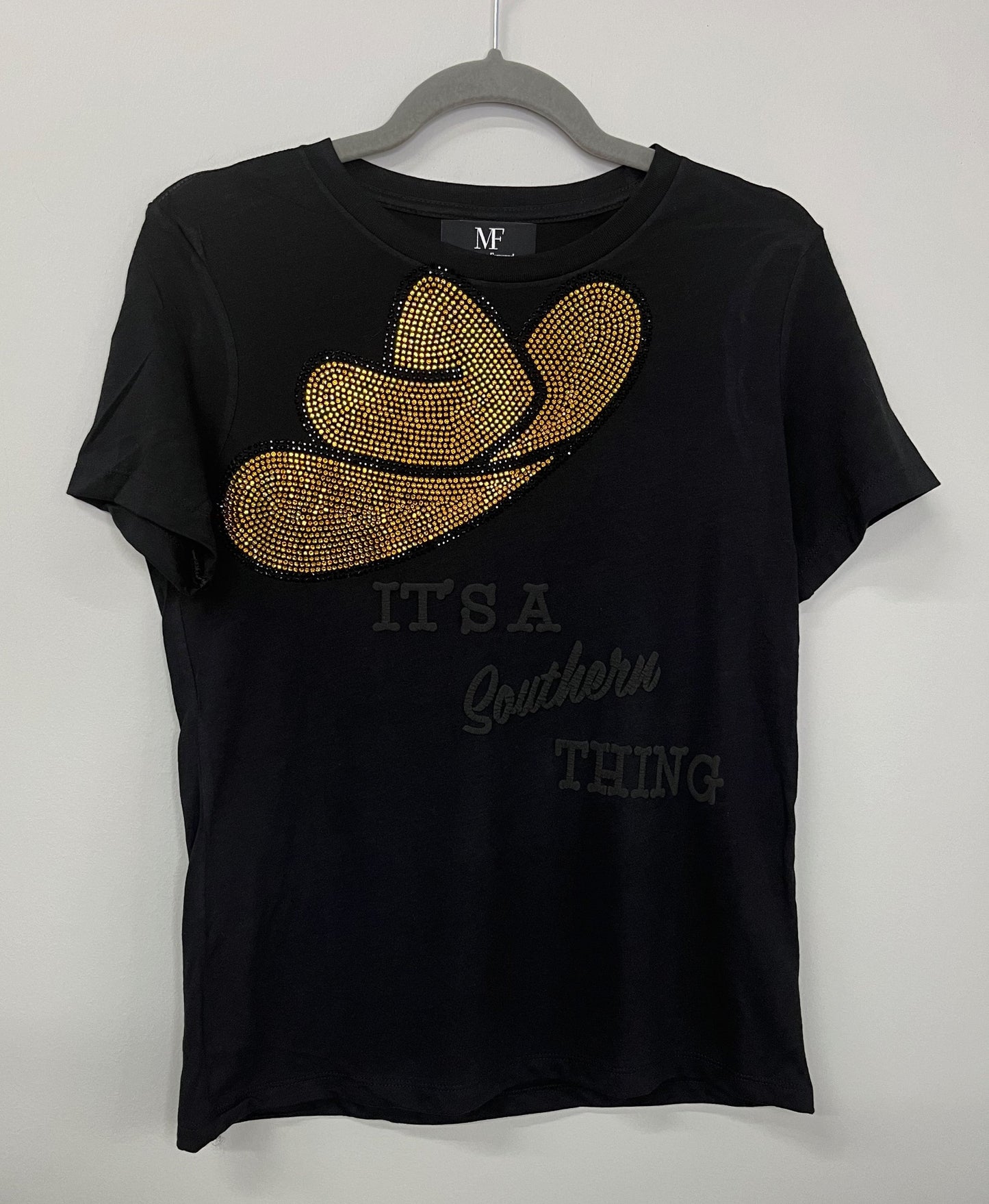T-Shirt, Short Sleeve Black, It's a Southern Thing w/ Hat