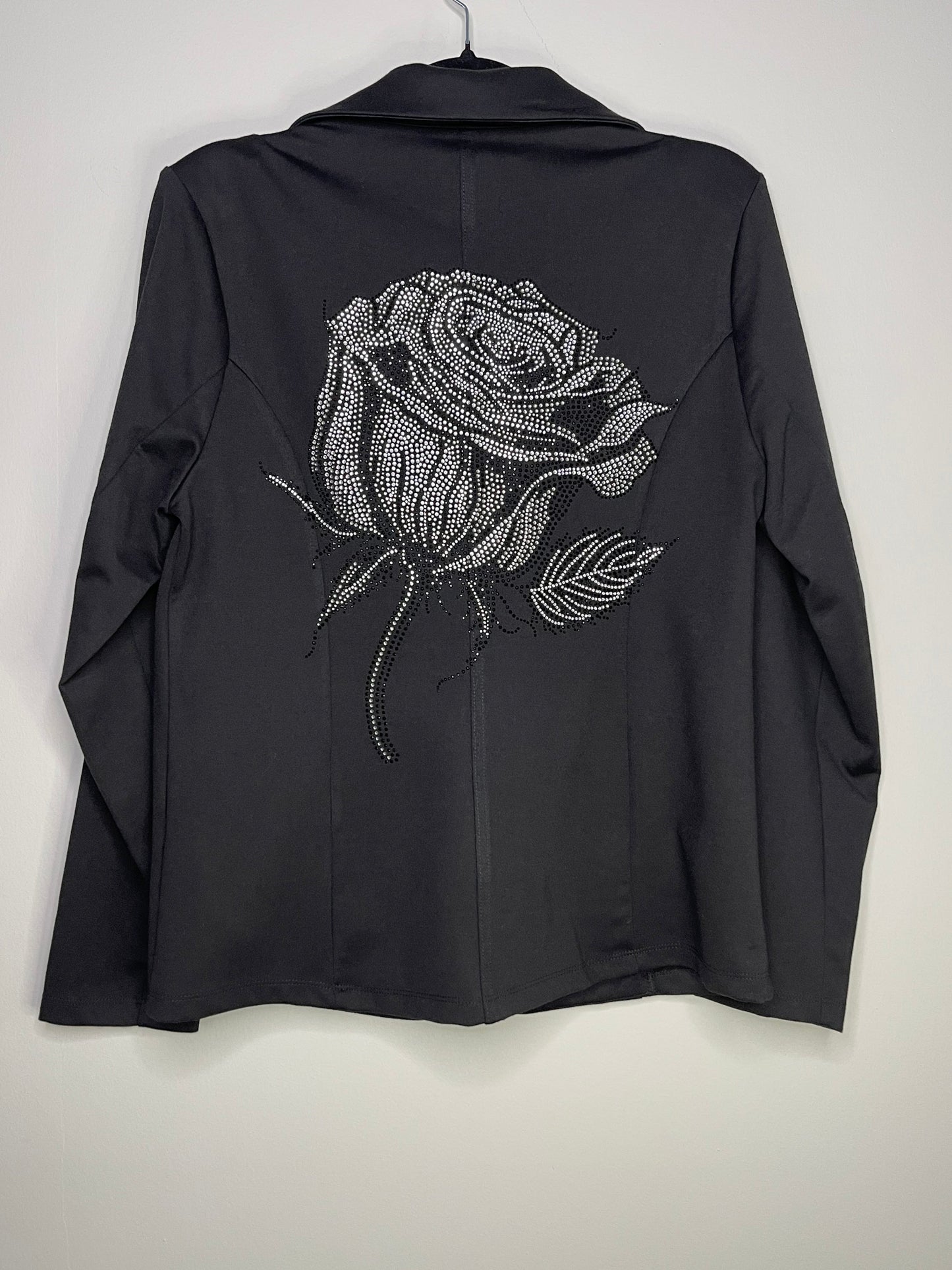 Blazer, Stretch Patch Pocket Black, Gunmetal Rose