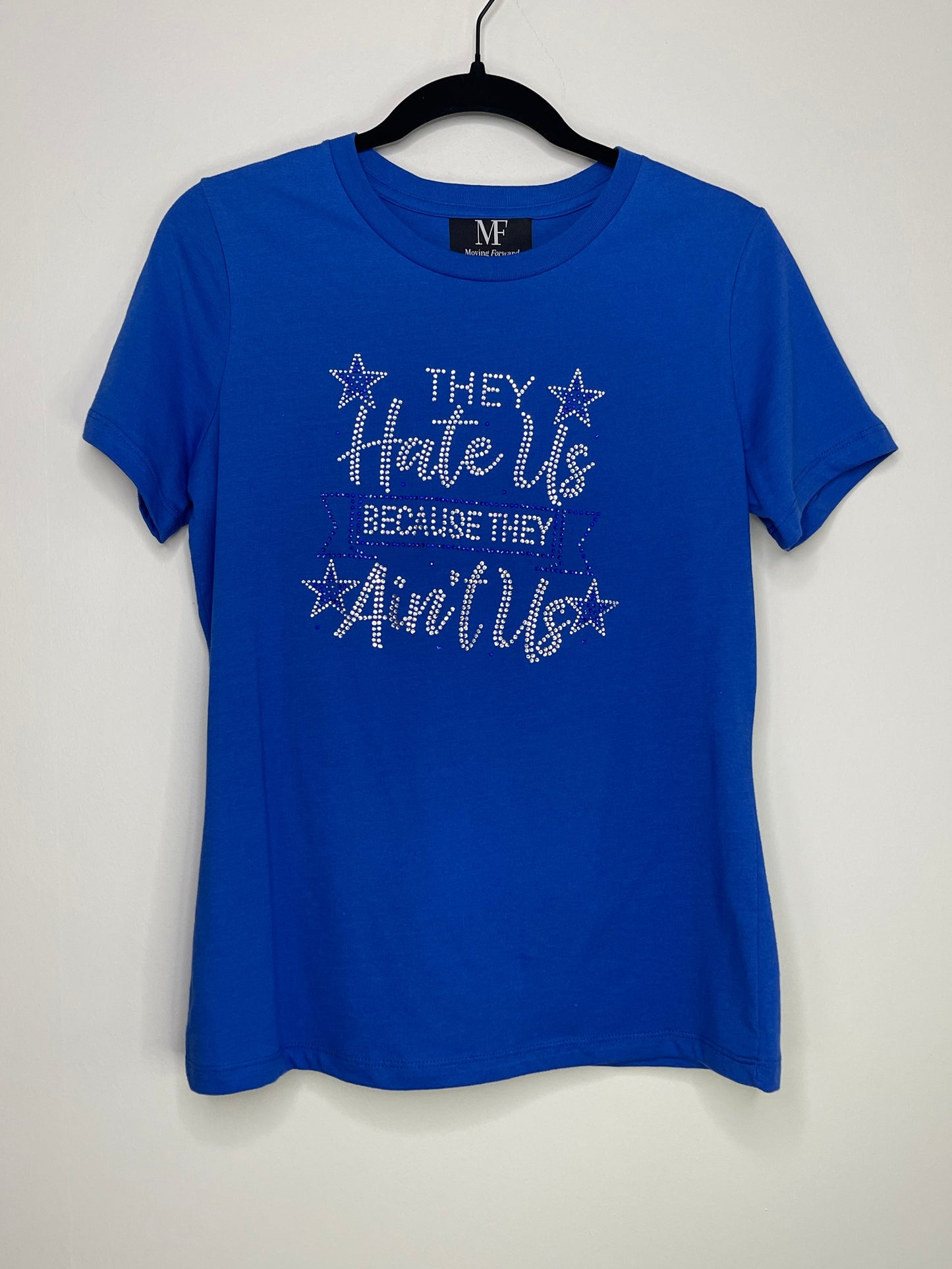 Game Day T-Shirt, Short Sleeve Blue, Ain't Us