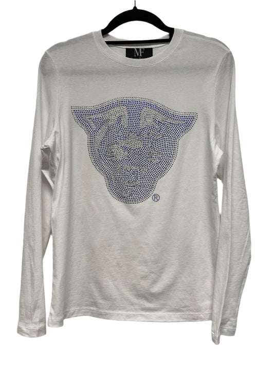 Licensed Game Day T-Shirt, Long Sleeve White, Georgia State Panther Head
