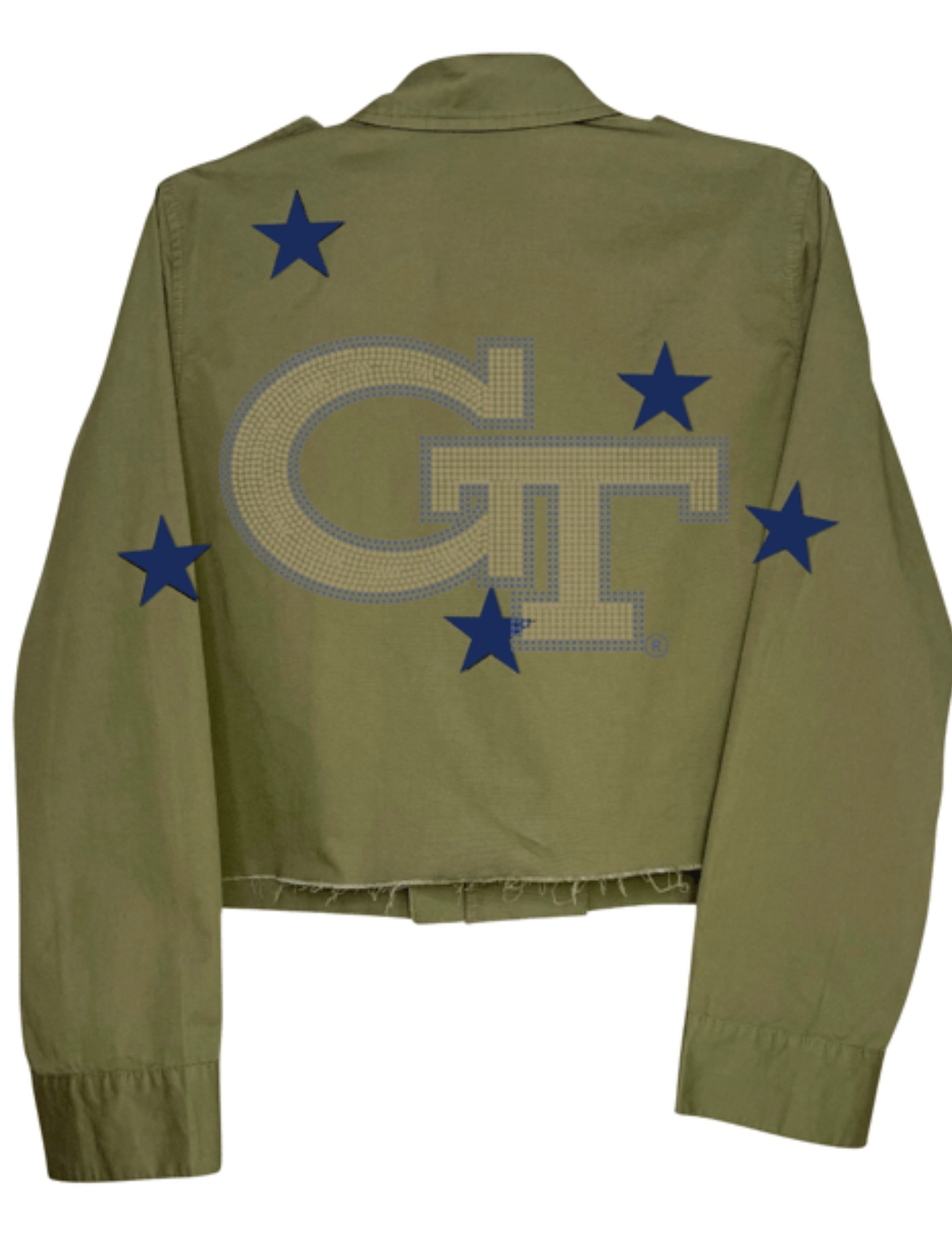 Georgia Tech GT Army Green Shacket