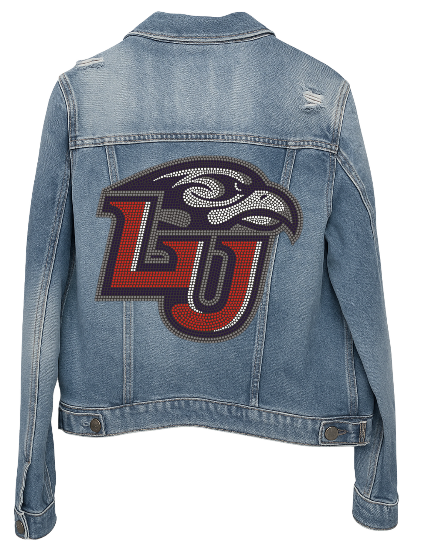 Licensed Game Day Jacket, Blue Denim, Liberty University LU
