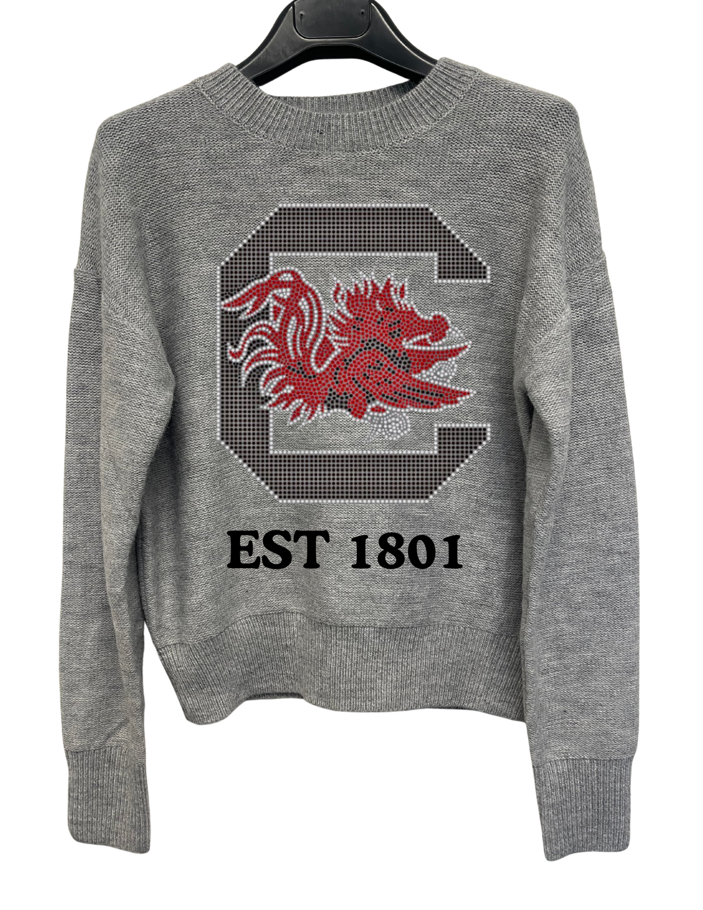 Licensed Game Day Sweater, Gray, Univ of South Carolina Est 1801