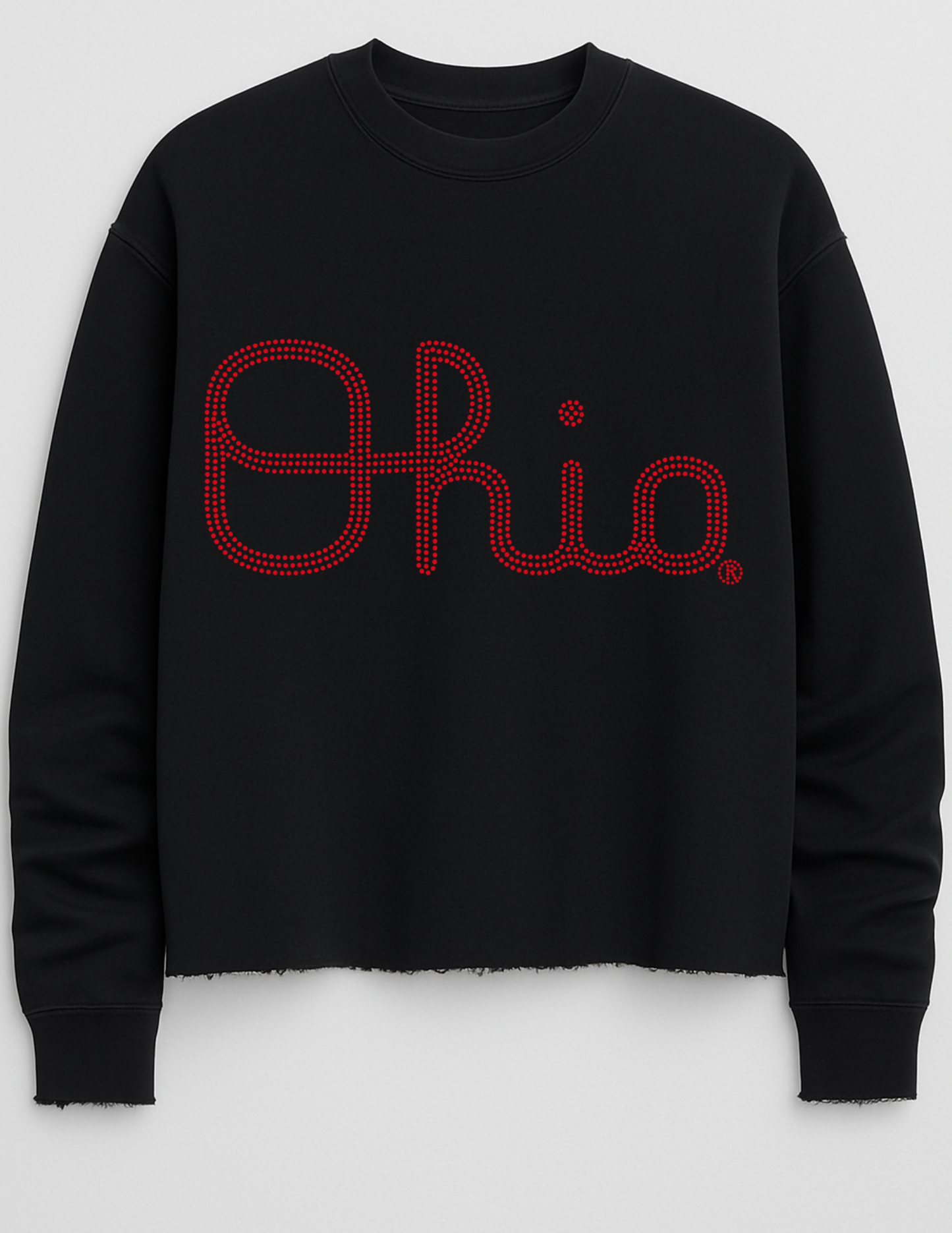 Licensed Game Day Sweatshirt, Black, Ohio State Script