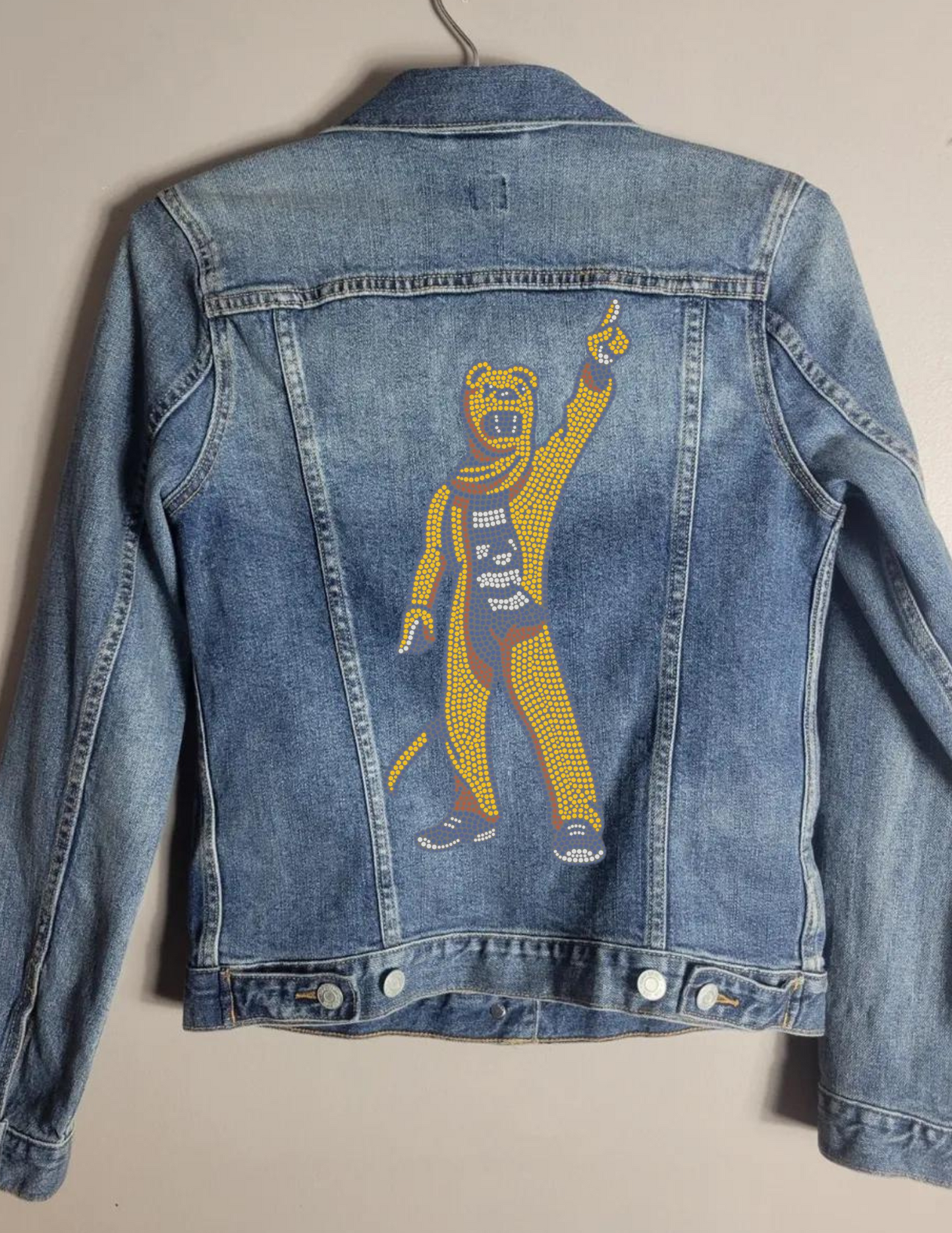 Licensed Game Day Jacket, Blue Denim, Penn State Full Mascot
