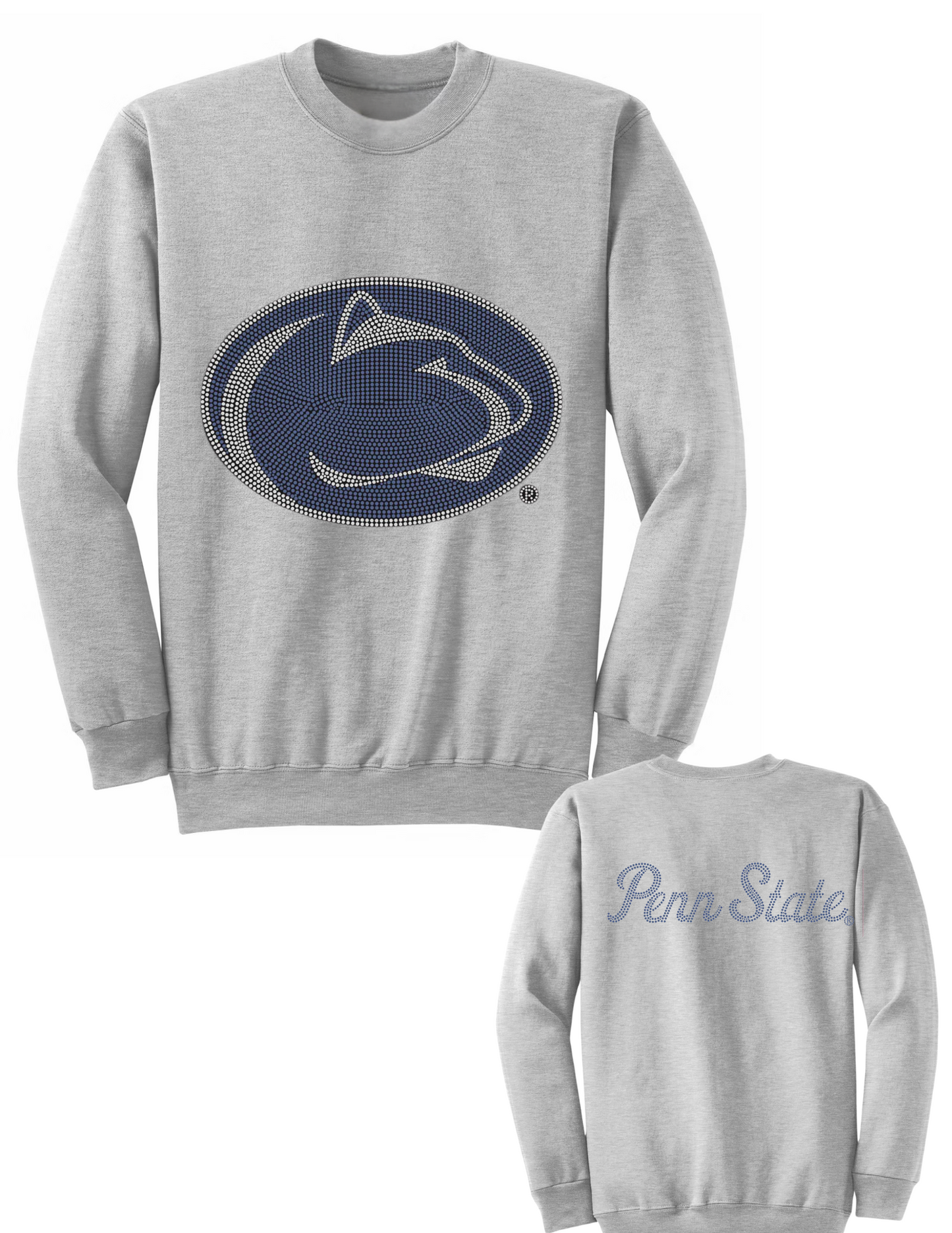 Licensed Game Day Sweatshirt, Light Gray, Penn State Nittany Lion