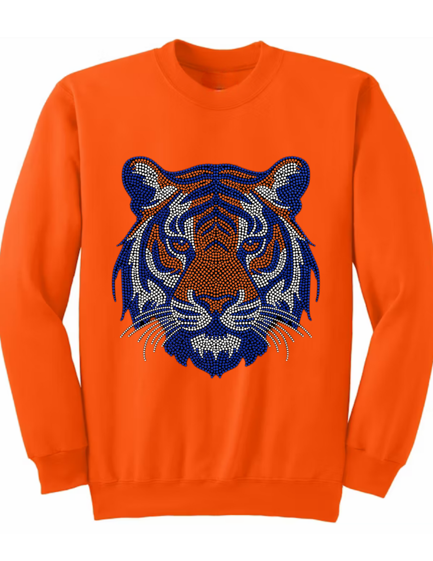 Game Day Sweatshirt, Orange, Orange & Navy Tiger