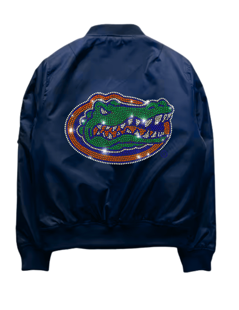 University of Florida Gator Head Navy Bomber