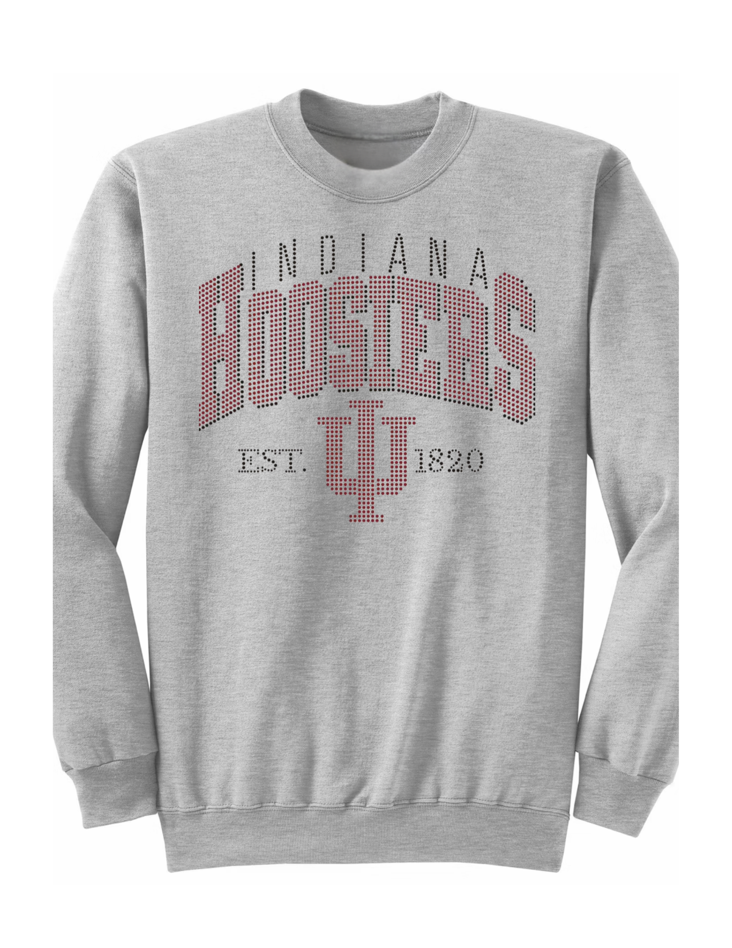 Licensed Game Day Sweatshirt, Gray, Indiana Univ Est 1820