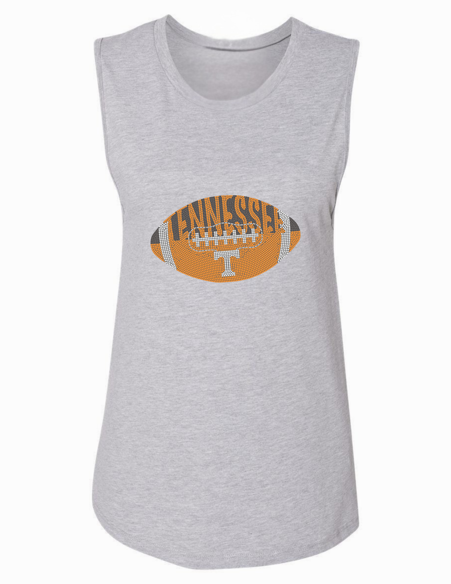 Tennessee Vols Football Gray Tank Top