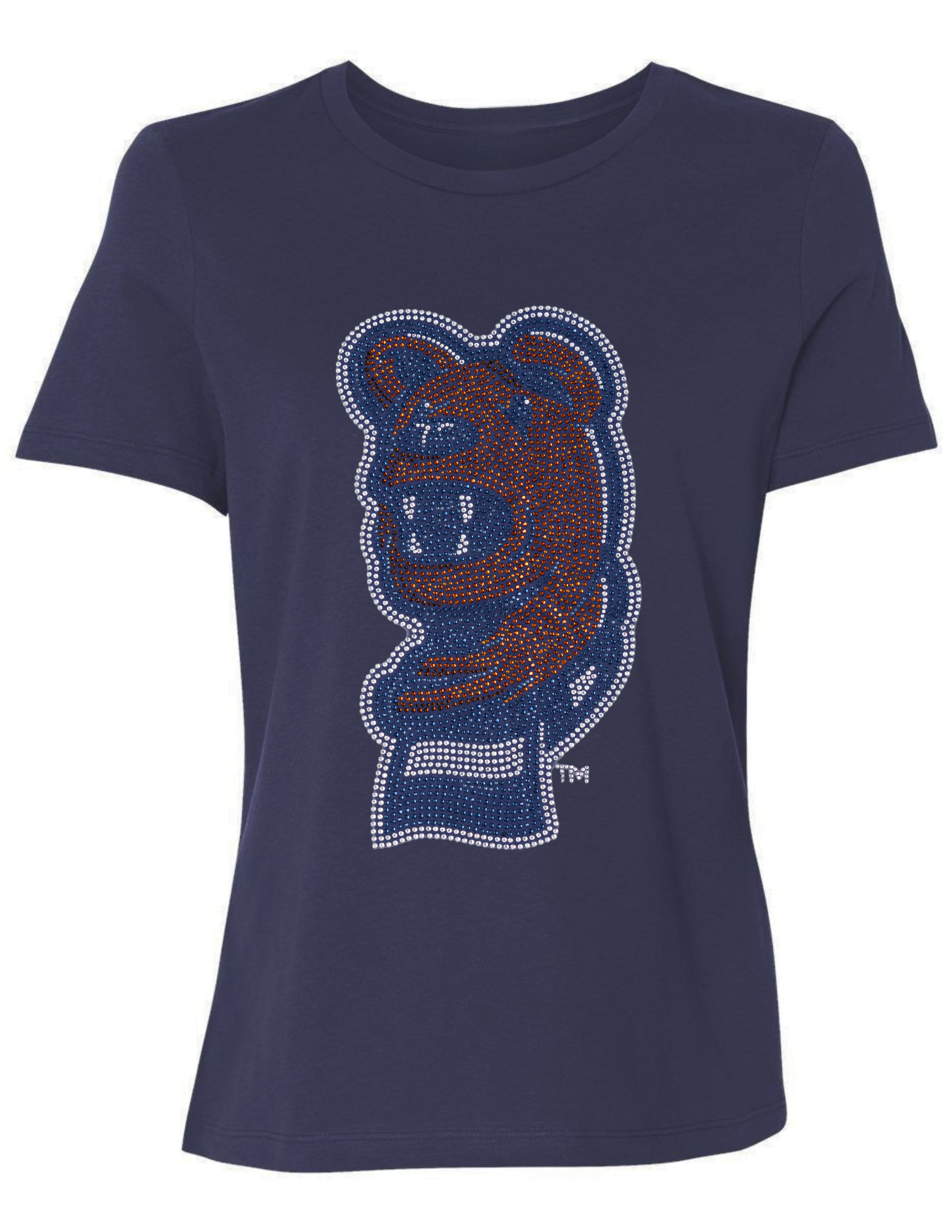 Penn State Mascot Head Navy Crewneck Short Sleeve T-Shirt