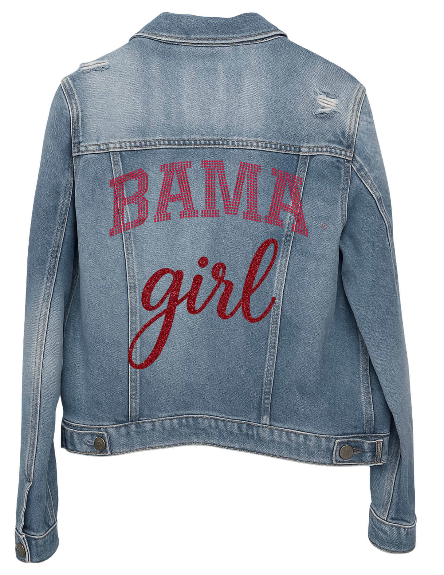 University of Alabama Bama Girl Blue Denim Jacket