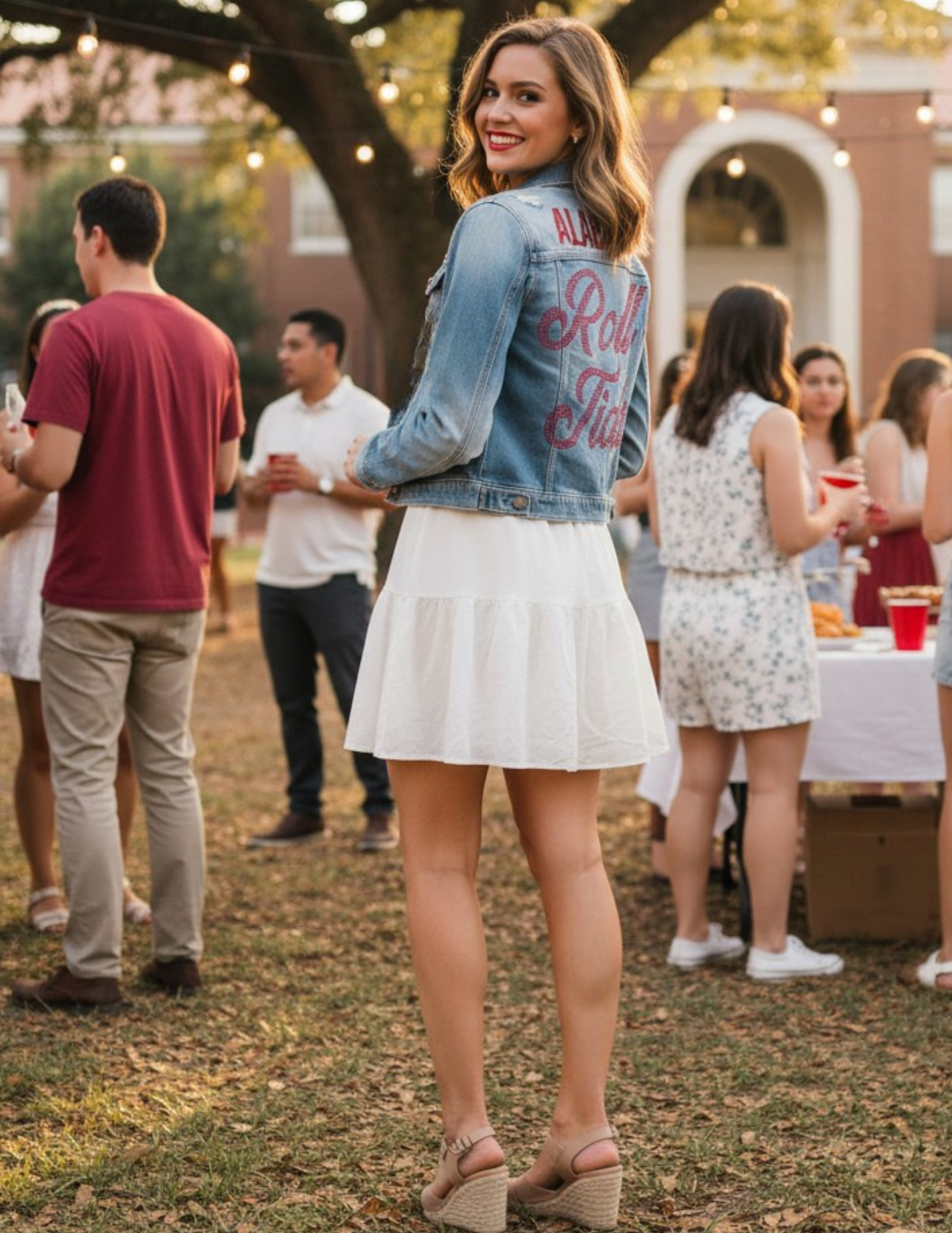 University of Alabama Roll Tide Blue Denim Jacket