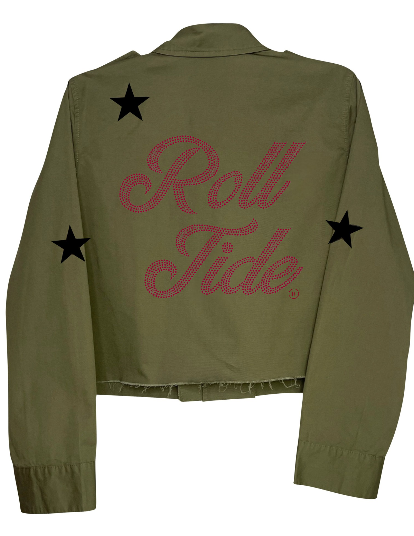 University of Alabama Roll Tide Army Green Shacket