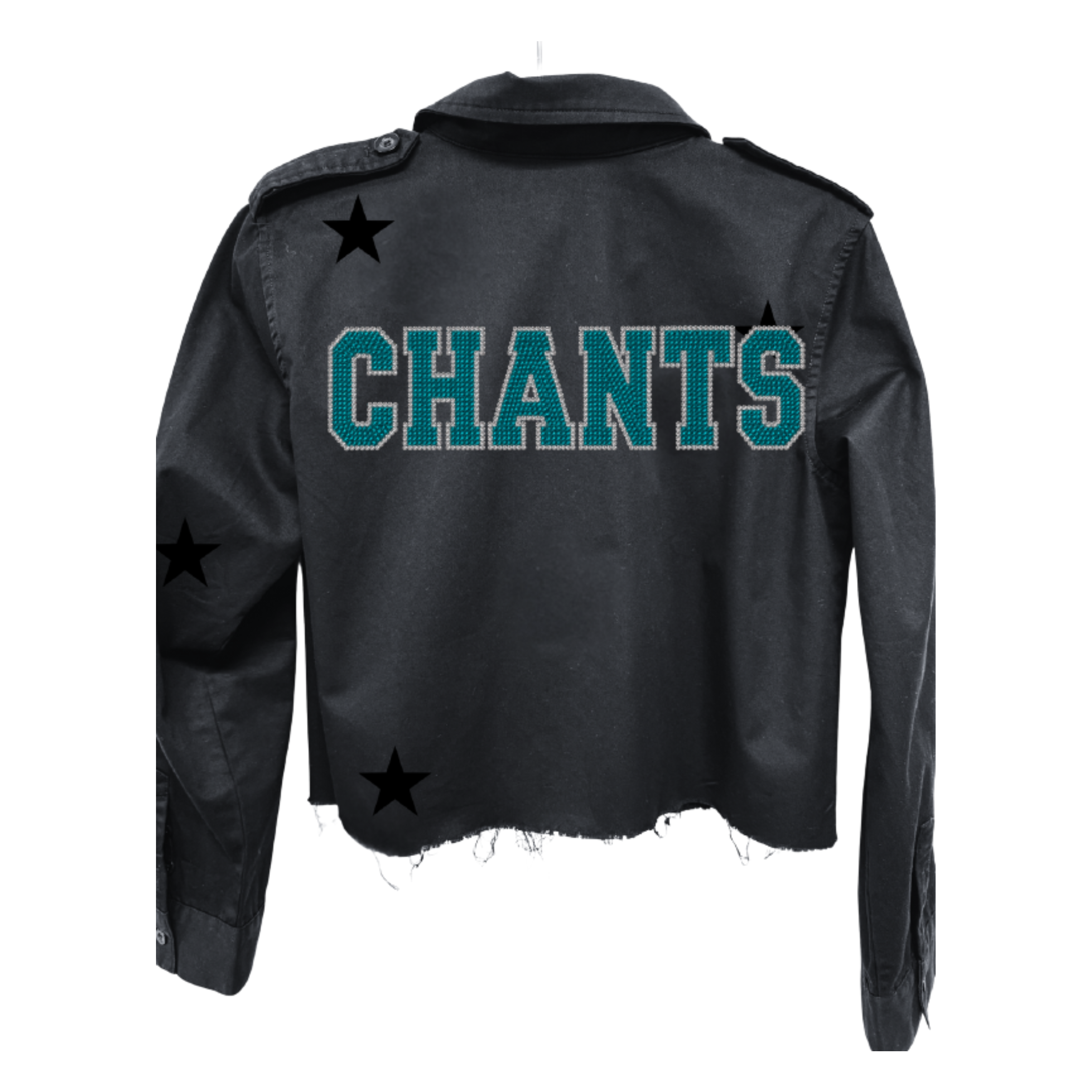 Coastal Carolina Chants Block Black Shacket