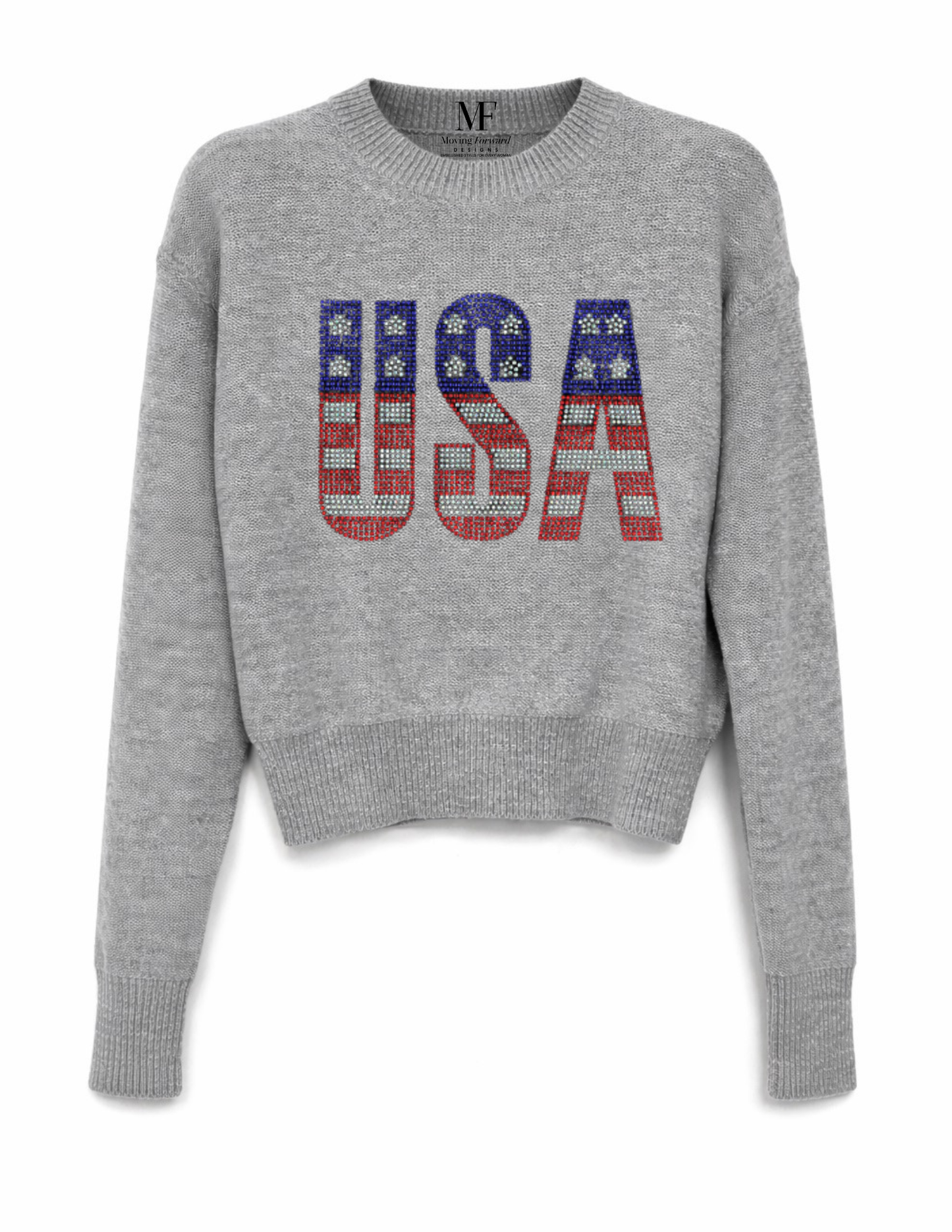 Team USA Hockey Game Day Grey USA Sweater