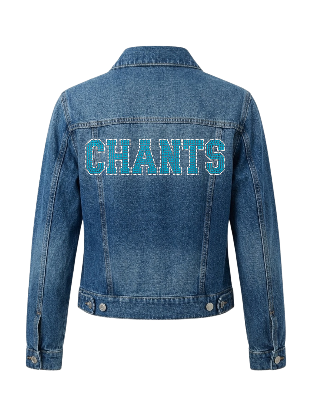 Coastal Carolina Chants Block Blue Denim Jacket