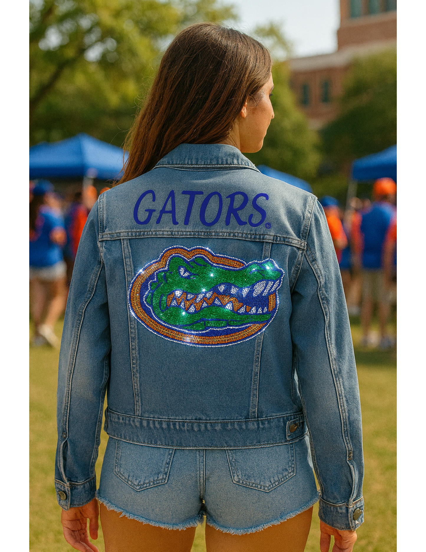 Licensed Game Day Jacket, Blue Denim, Univ of Florida Gators