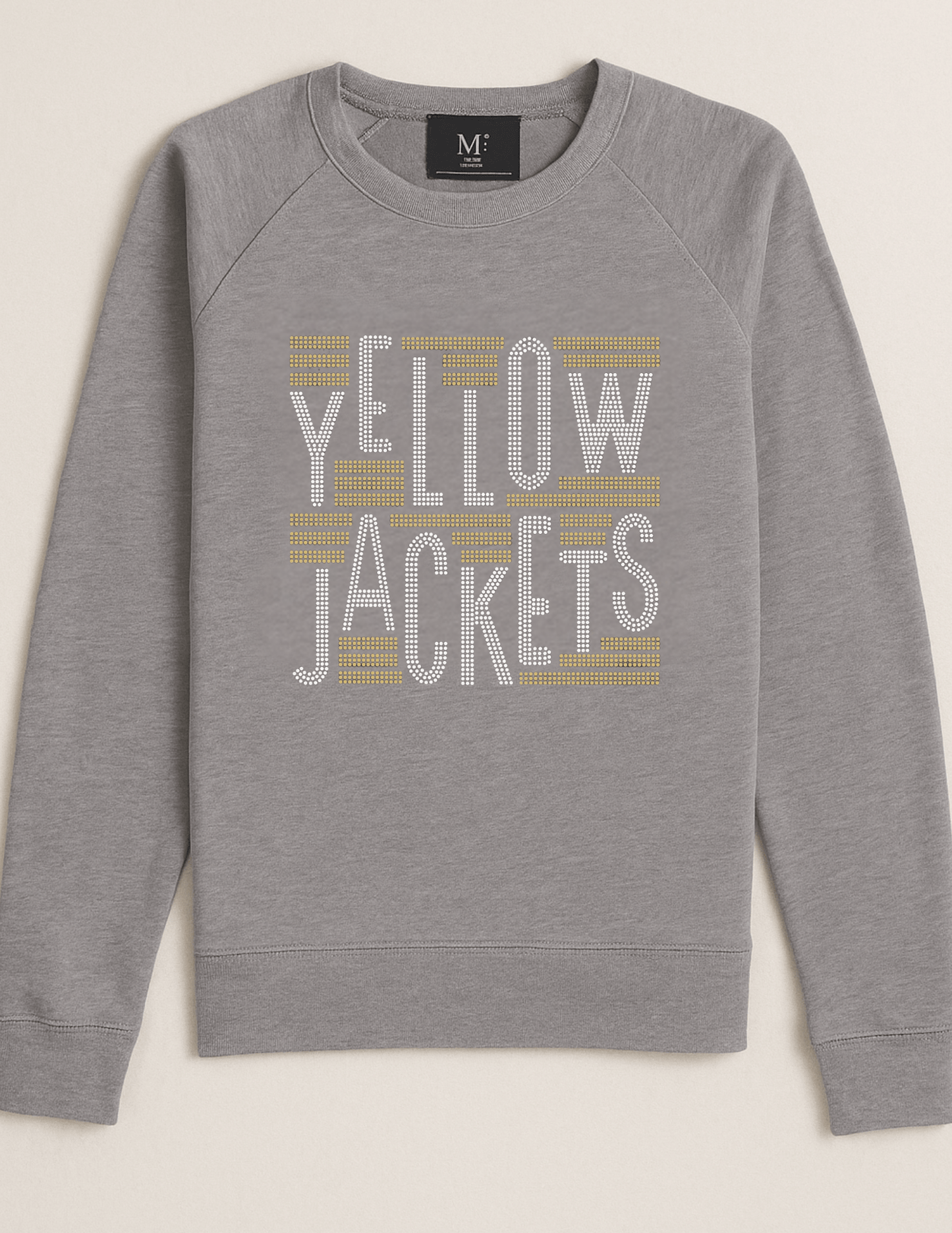 Licensed Game Day, Gray Sweatshirt, Georgia Tech Yellow Jackets
