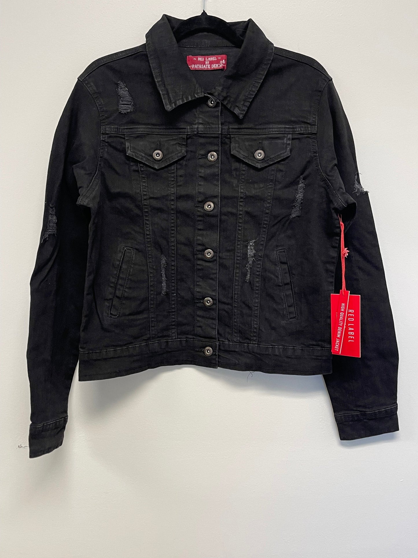 Jacket, Denim, Black, Option 2