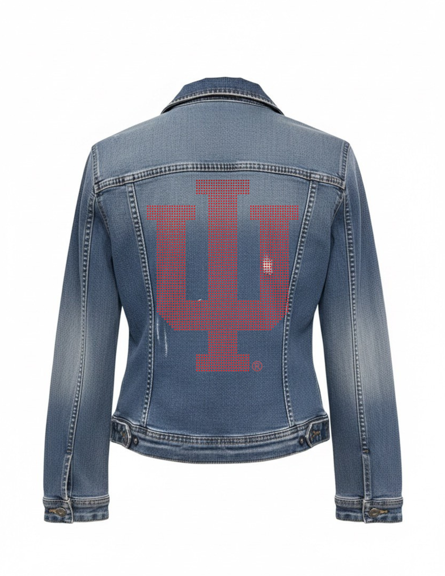 Indiana University Trident IU Blue Denim Jacket