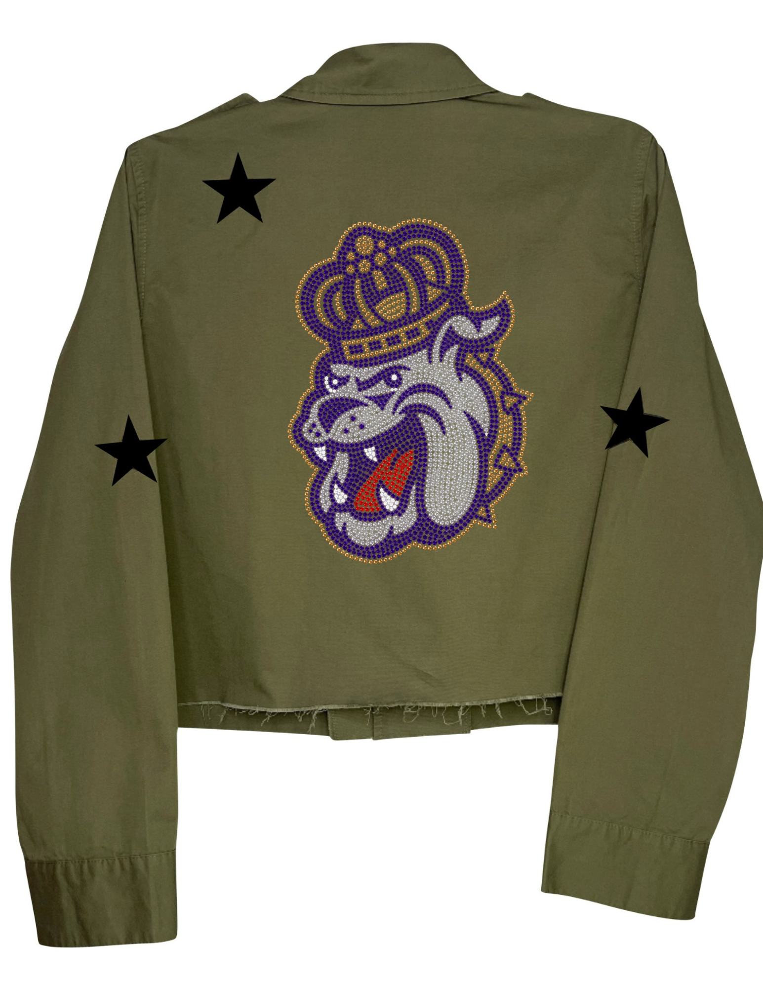 James Madison Duke Army Green Shacket