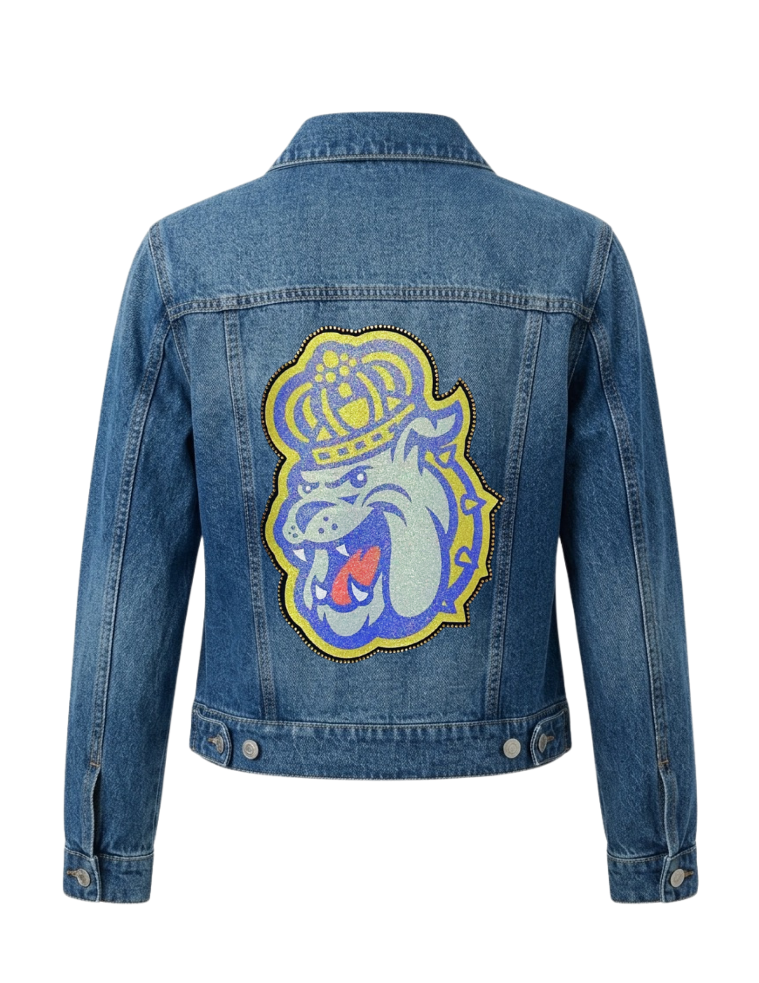 James Madison Mixed Media Duke Blue Denim Jacket
