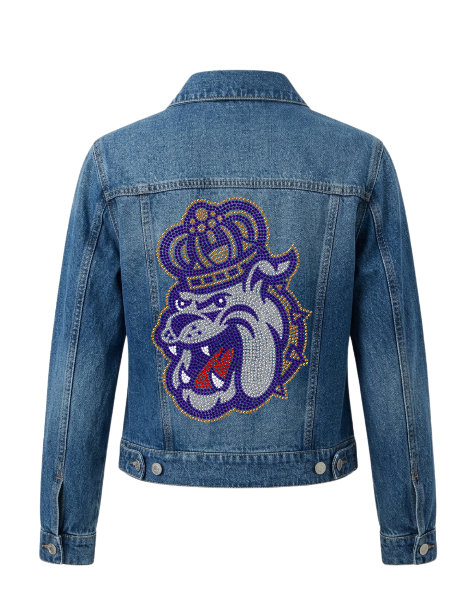 James Madison Bulldog Blue Denim Jacket