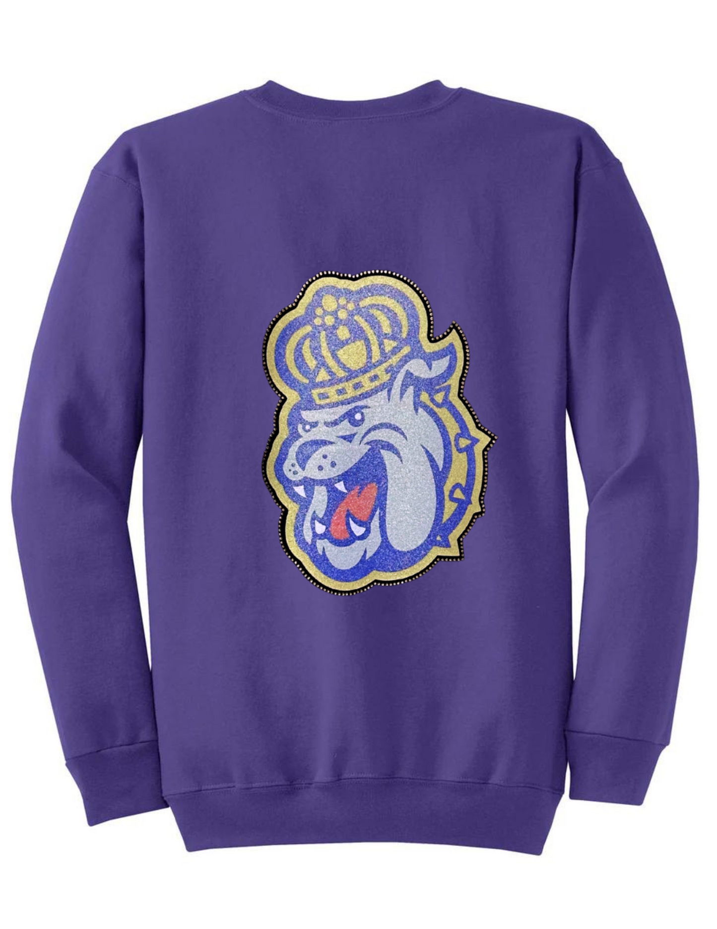 Licensed Game Day Sweatshirt, Crewneck Purple, Multi JMU Duke