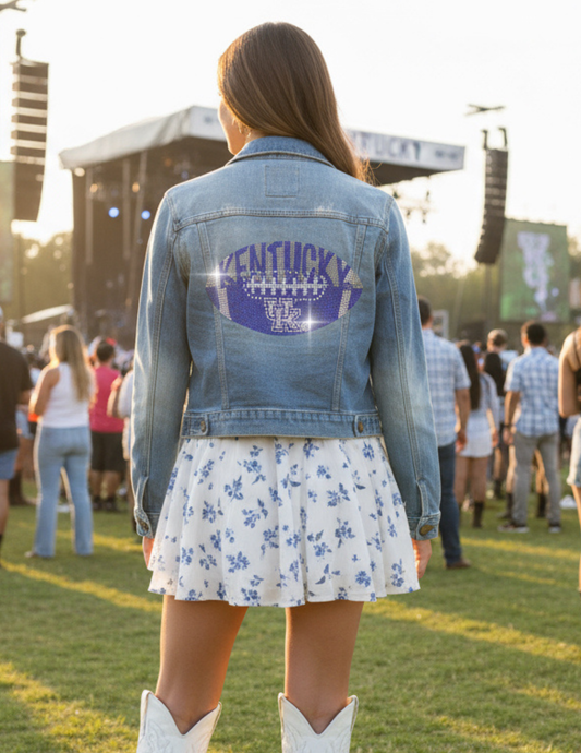 Licensed Game Day Jacket, Blue Denim, Univ of Kentucky Football