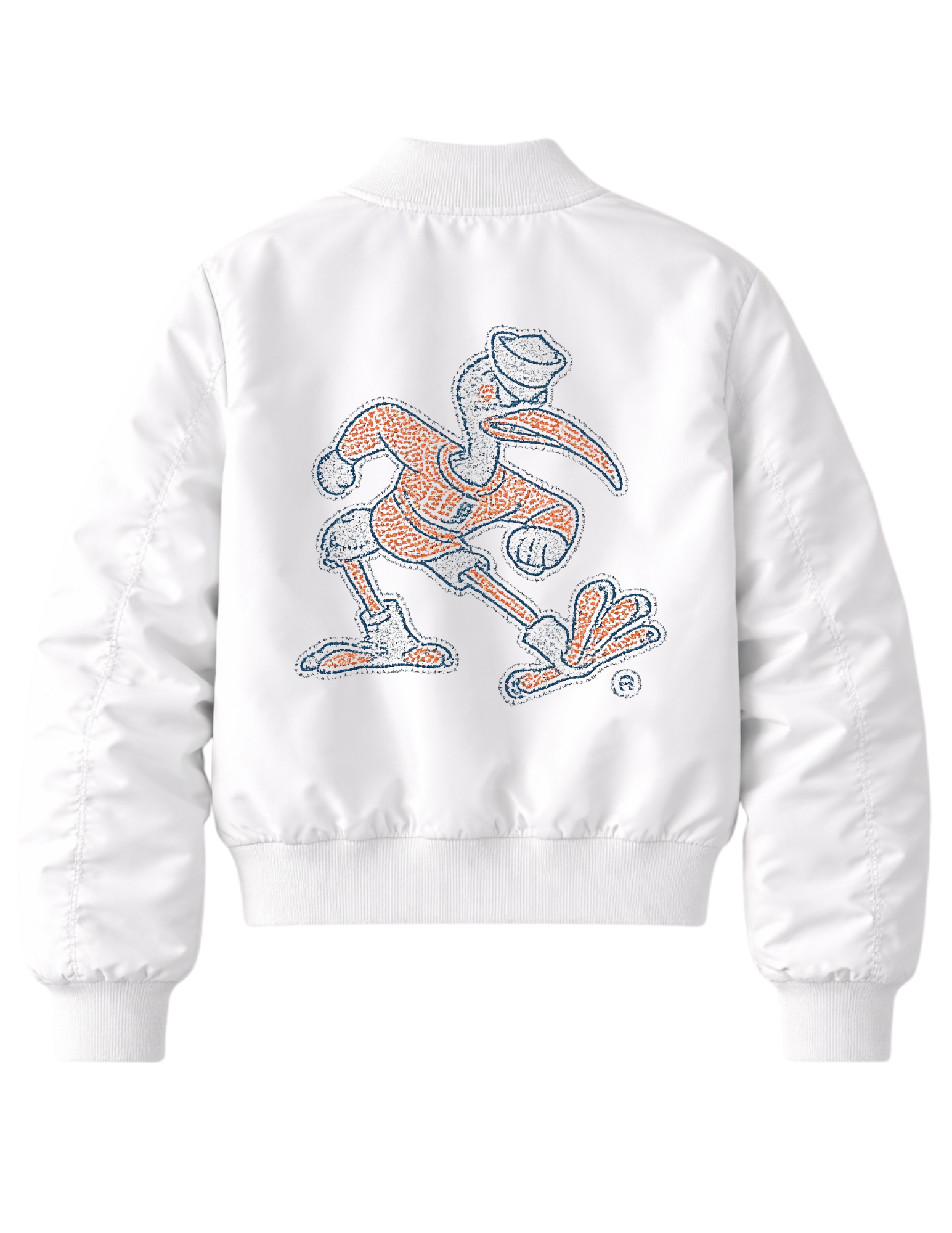 University of Miami Sebastian White Bomber