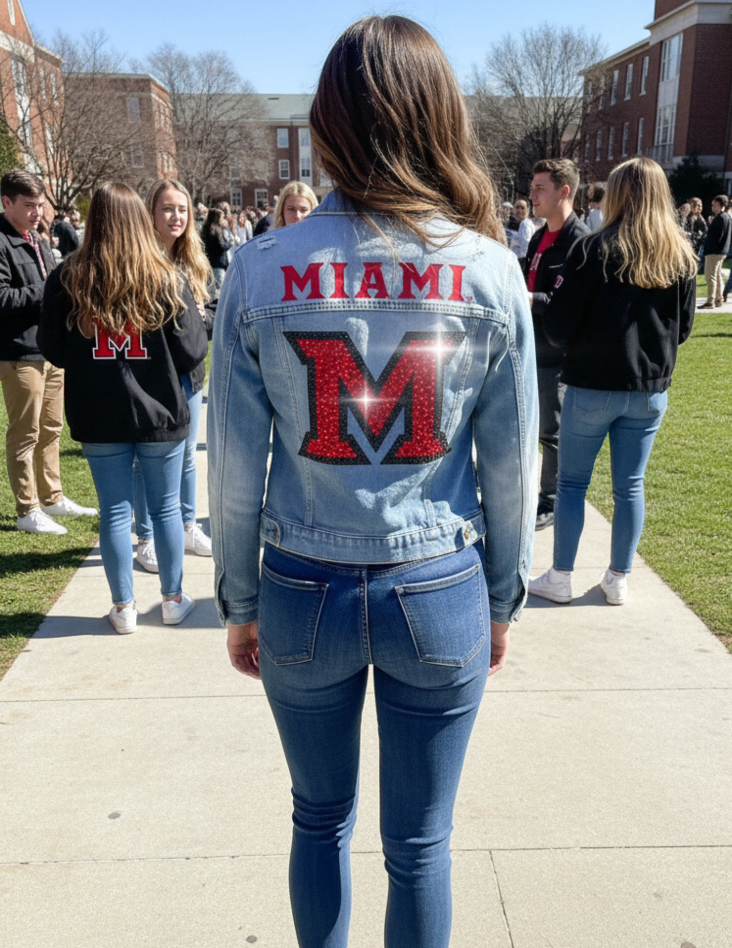 Licensed Game Day Jacket, Blue Denim, Miami of Ohio Miami M