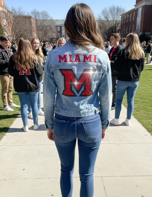 Licensed Game Day Jacket, Blue Denim, Miami of Ohio Miami M