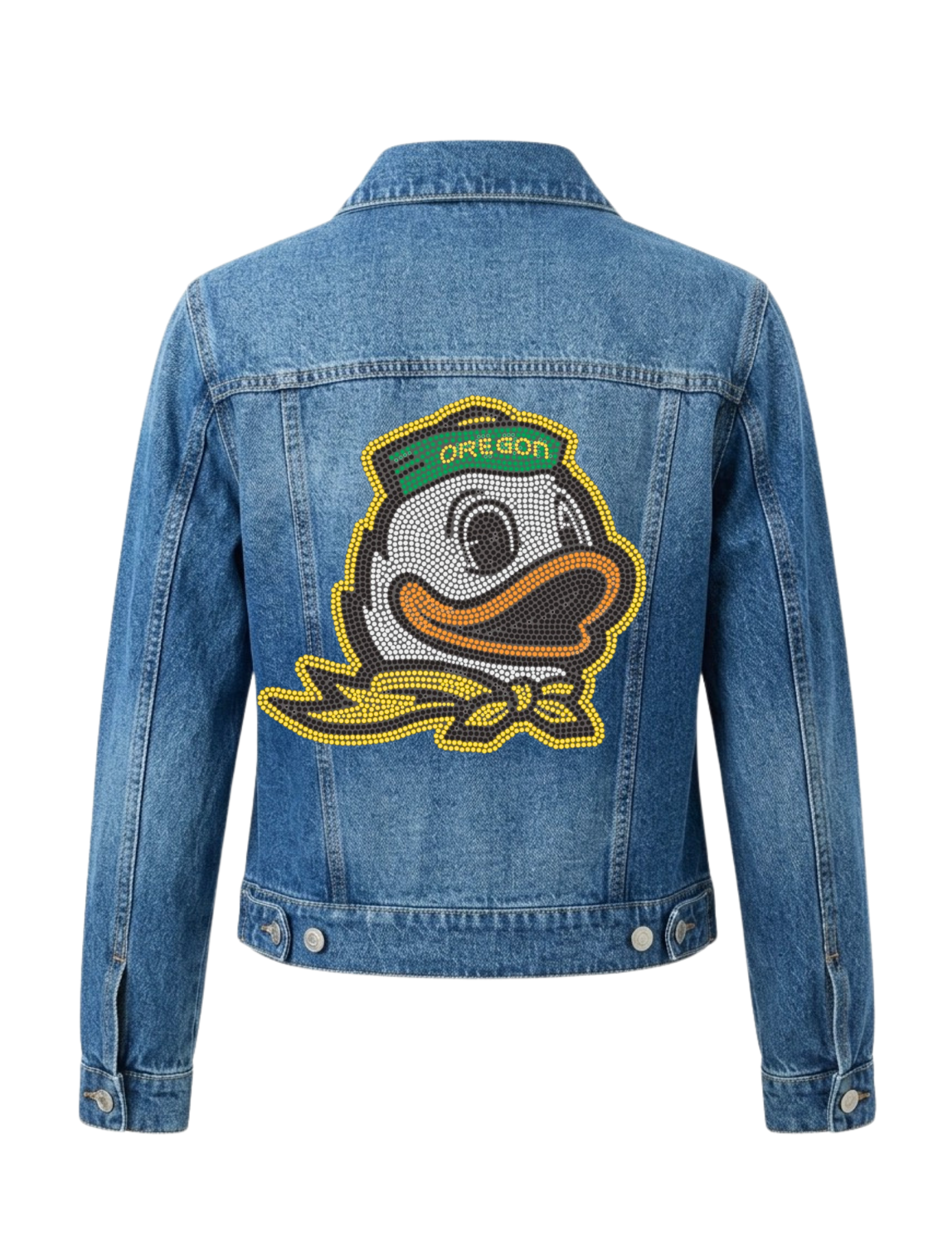 University of Oregon Duck Blue Denim Jacket