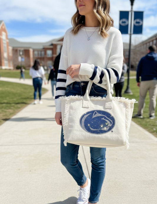 Licensed Game Day Tote, White, Penn State Nittany Lion