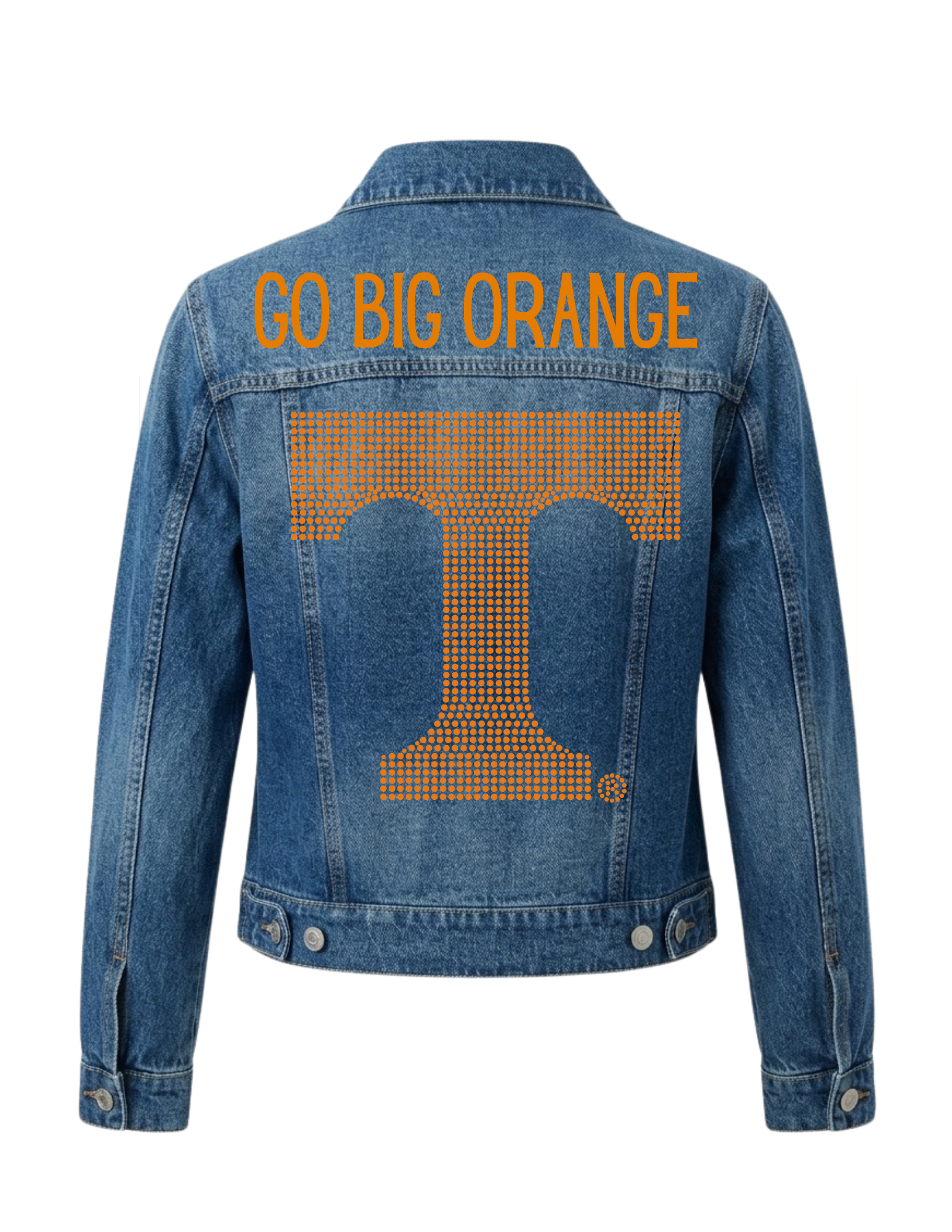 Tennessee Vols Go Big Orange & T Blue Denim Jacket