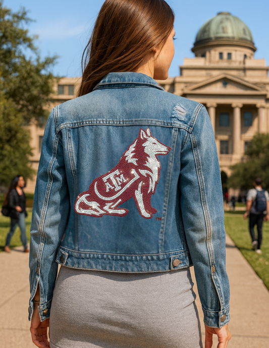Licensed Game Day Denim, Medium Wash, Texas A&M Reveille