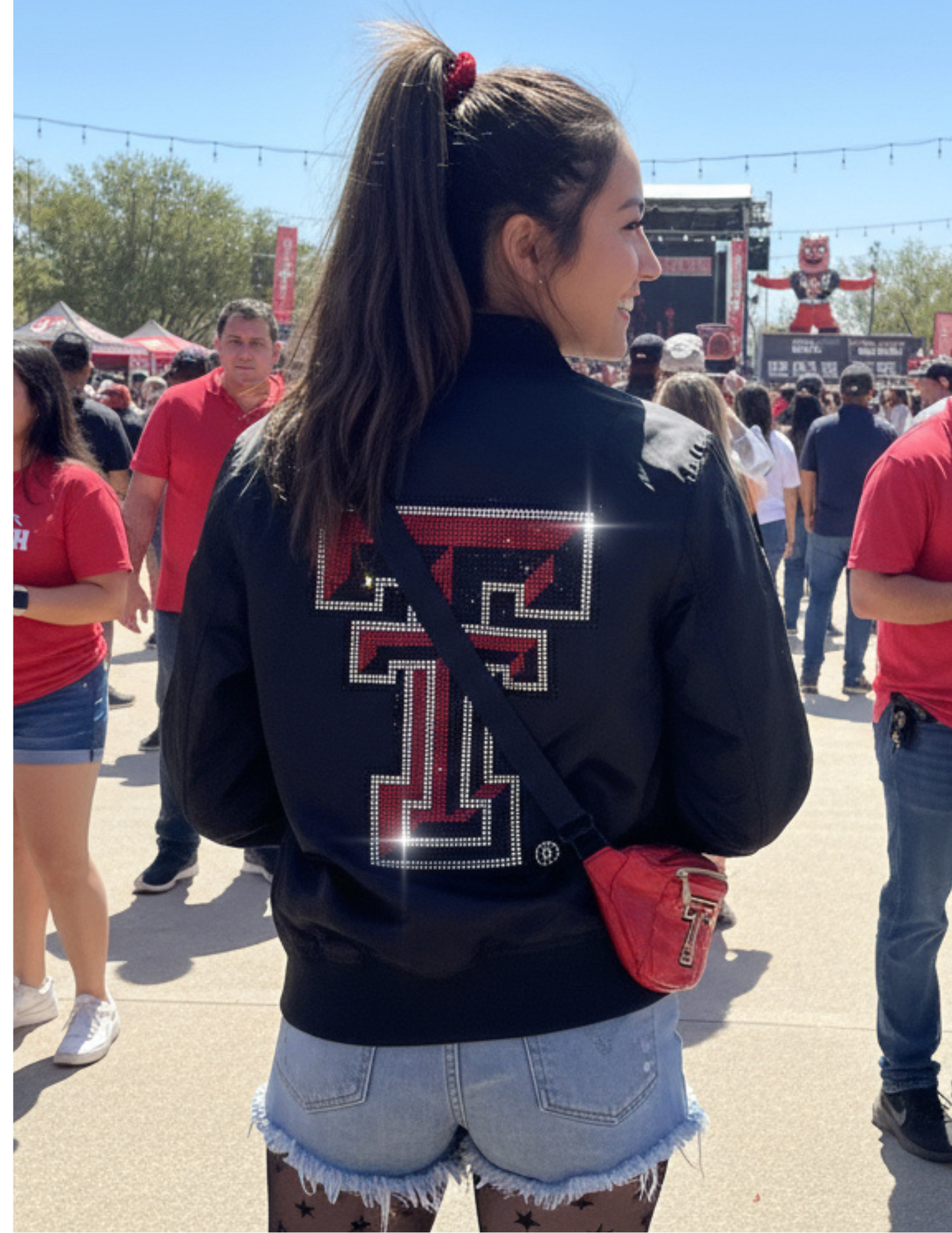 Licensed Game Day, Bomber Black, Texas Tech TT