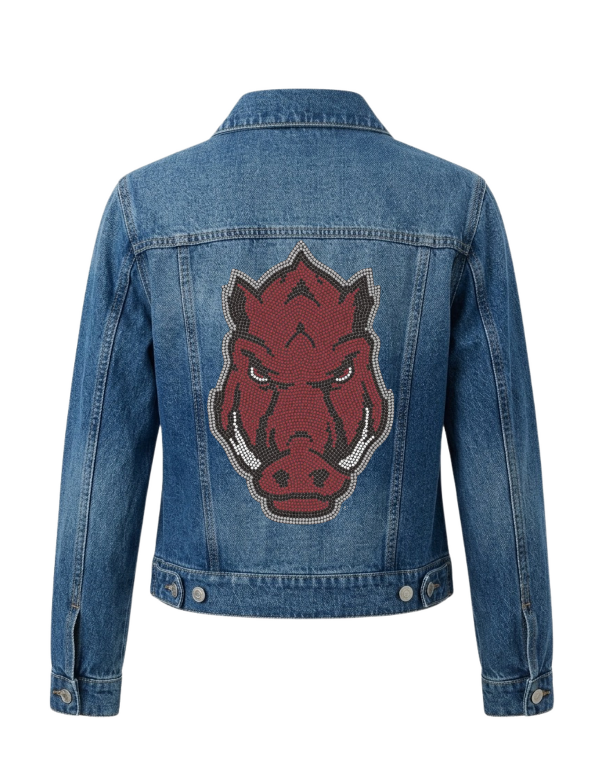 University of Arkansas Razorback Blue Denim Jacket