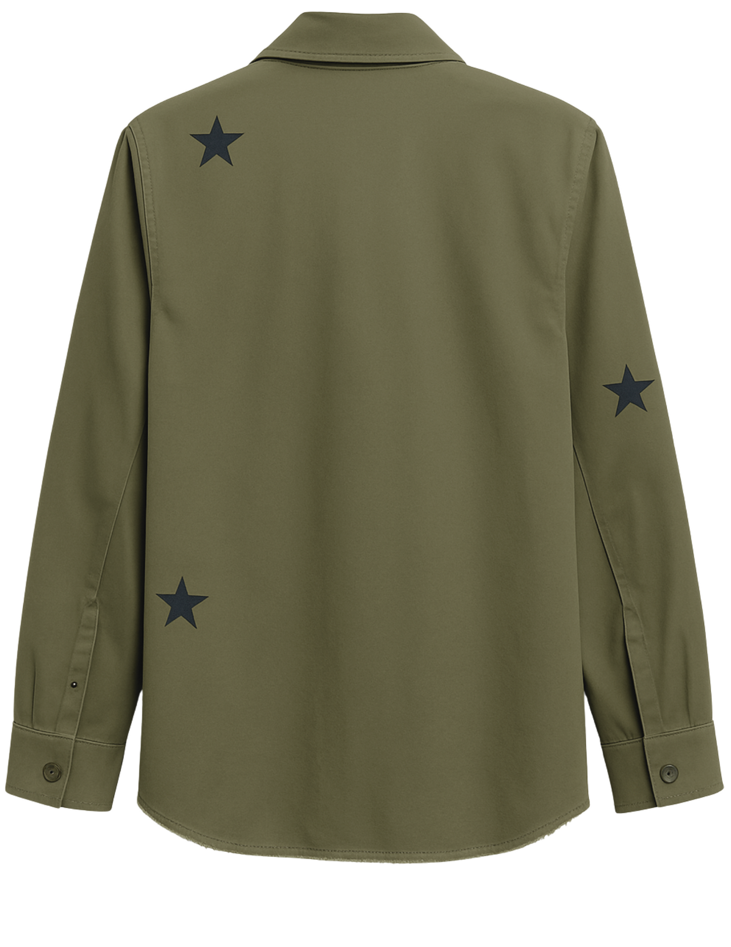 Licensed Game Day Shacket, Army Green University of Michigan Block M