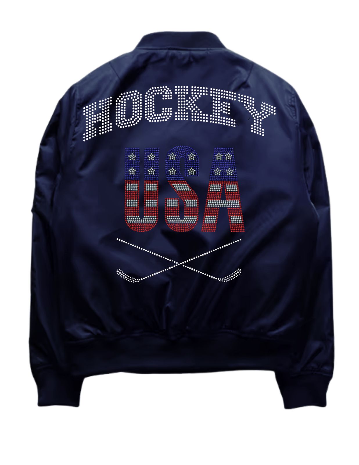Team USA Hockey Game Day Navy Bomber Jacket