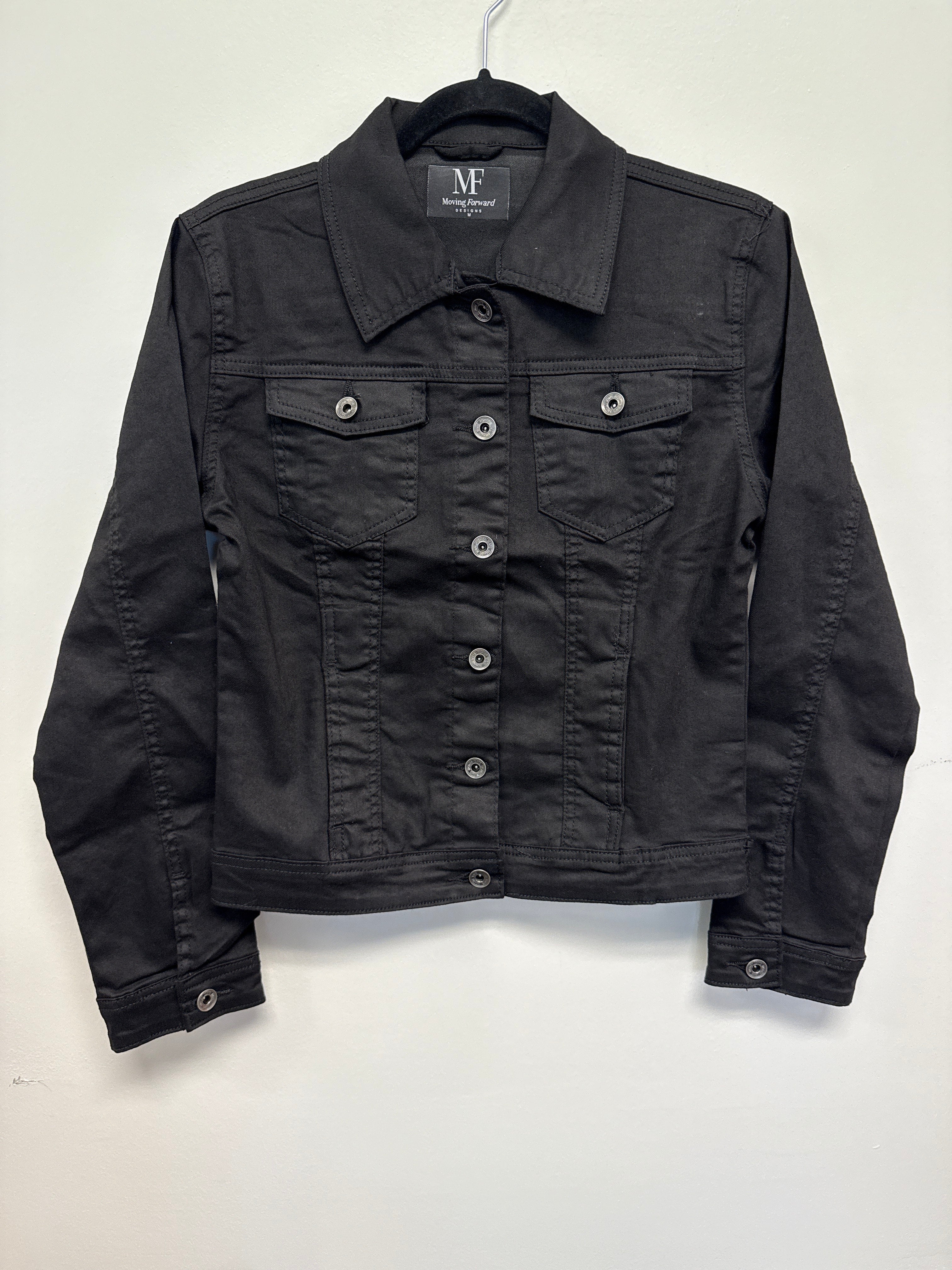 Jacket, Denim, Black - KM