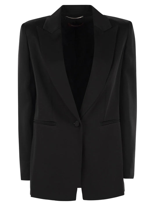 Blazer, Full Sleeve, Black