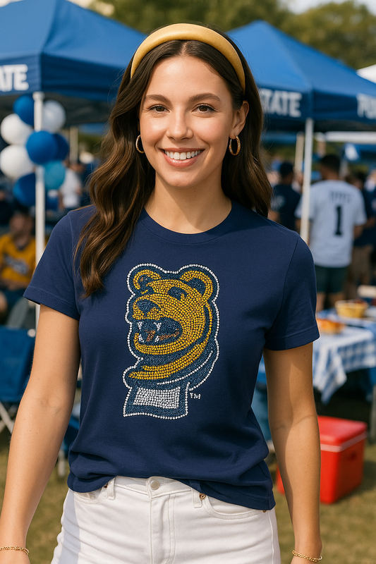 Licensed Game Day T-Shirt, Navy, Penn State Mascot Head
