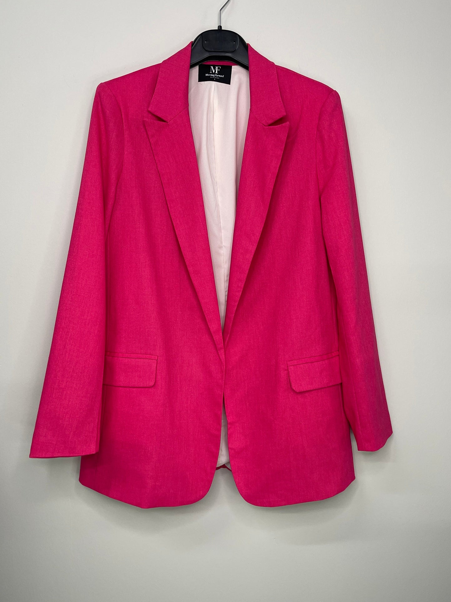 Blazer, Linen Pink, Gunmetal Queen Bee