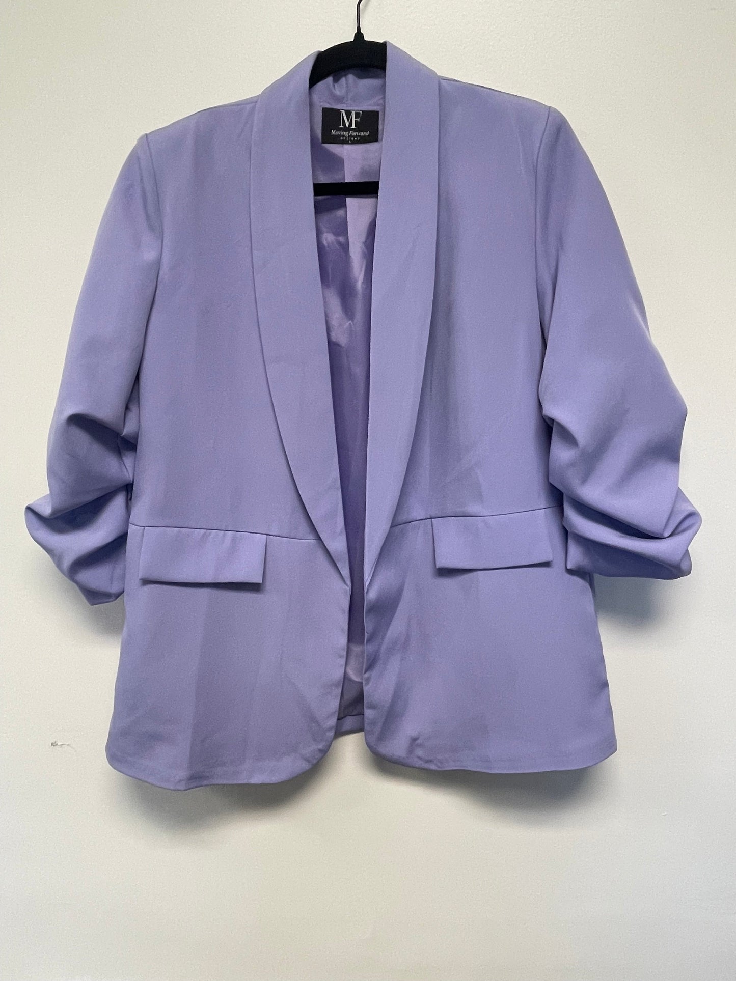 Blazer, Ruched Lavender