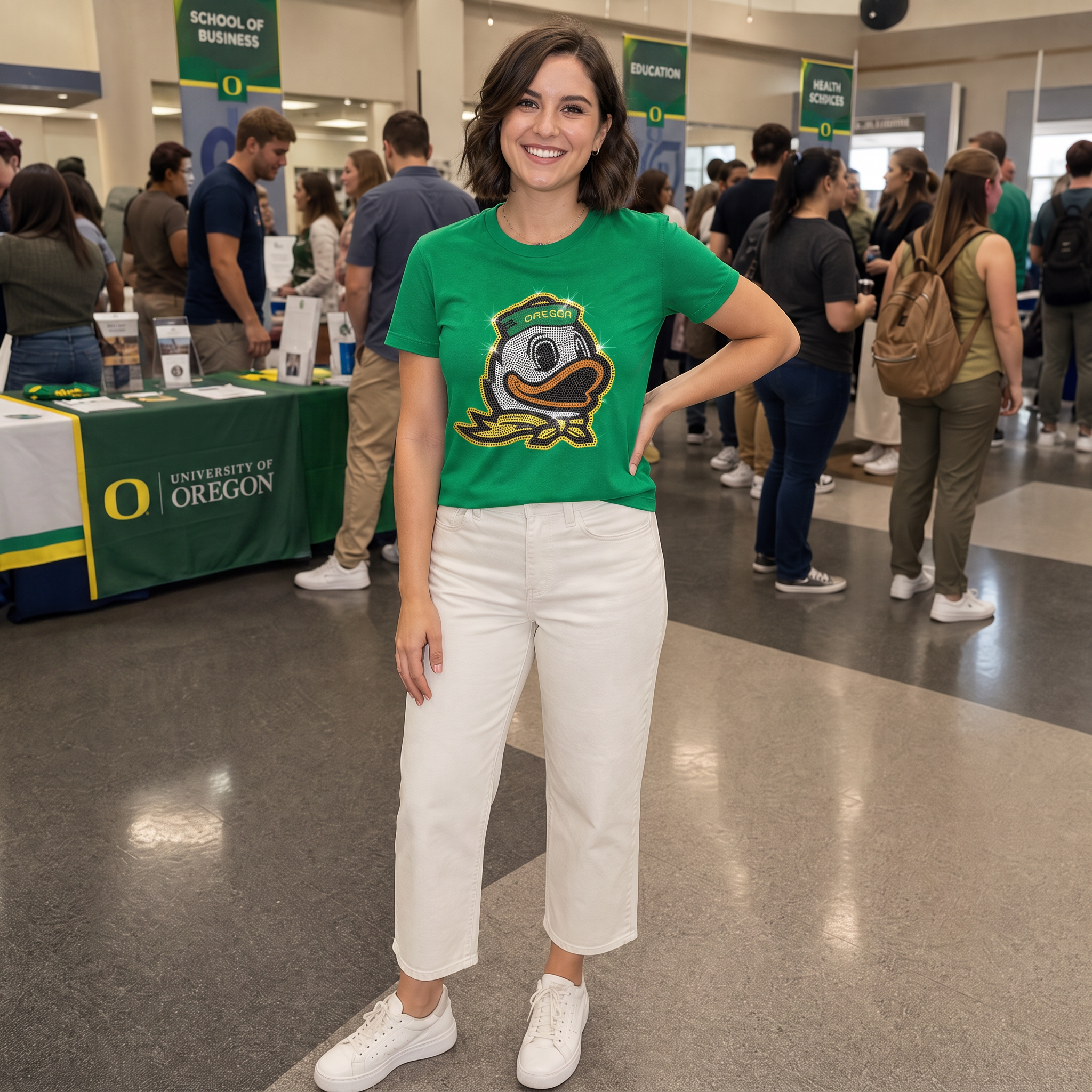 University of Oregon Duck Green Short Sleeve T-Shirt