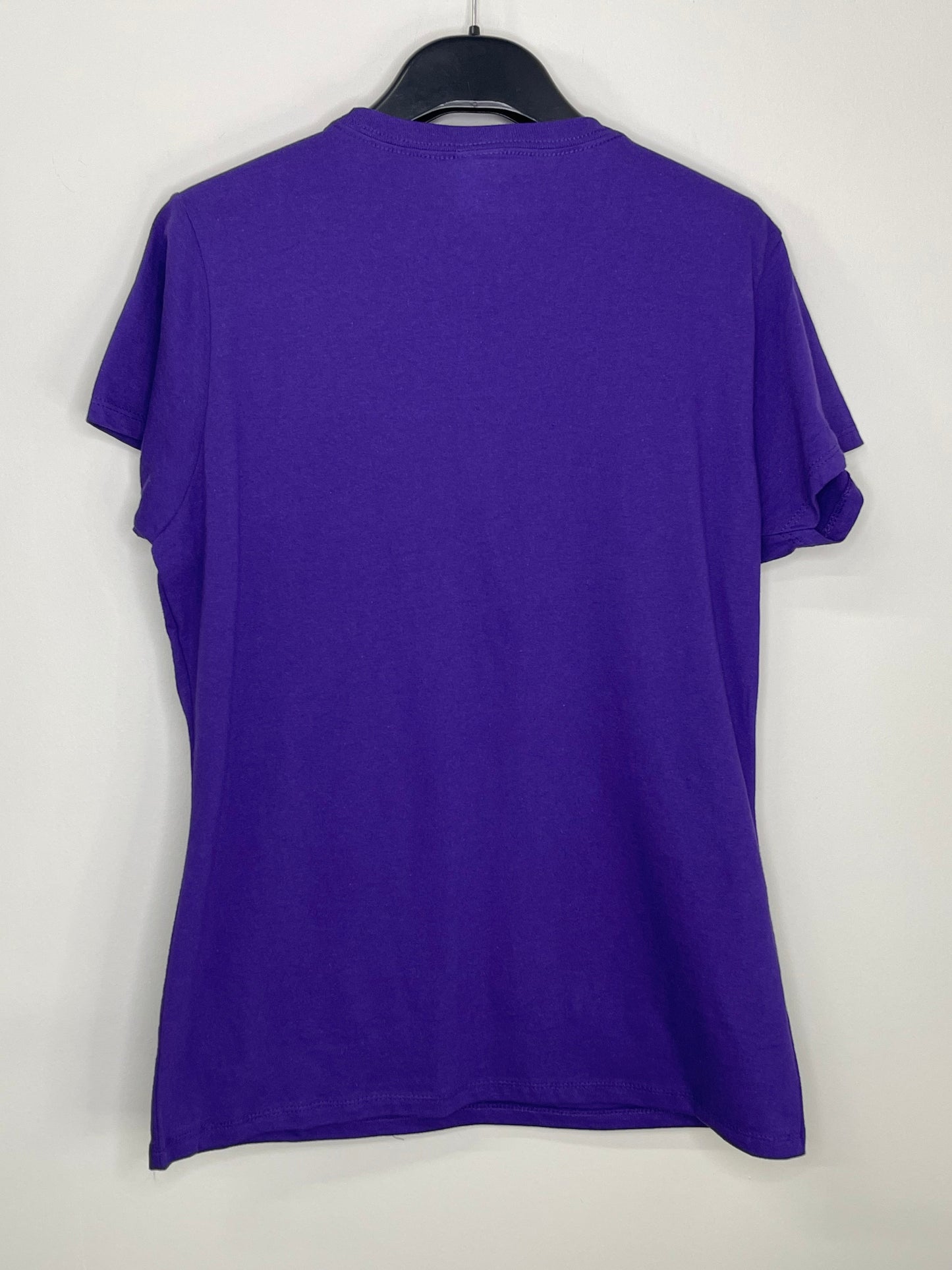 Game Day T-Shirt, Short Sleeve Purple, Tiger Mom