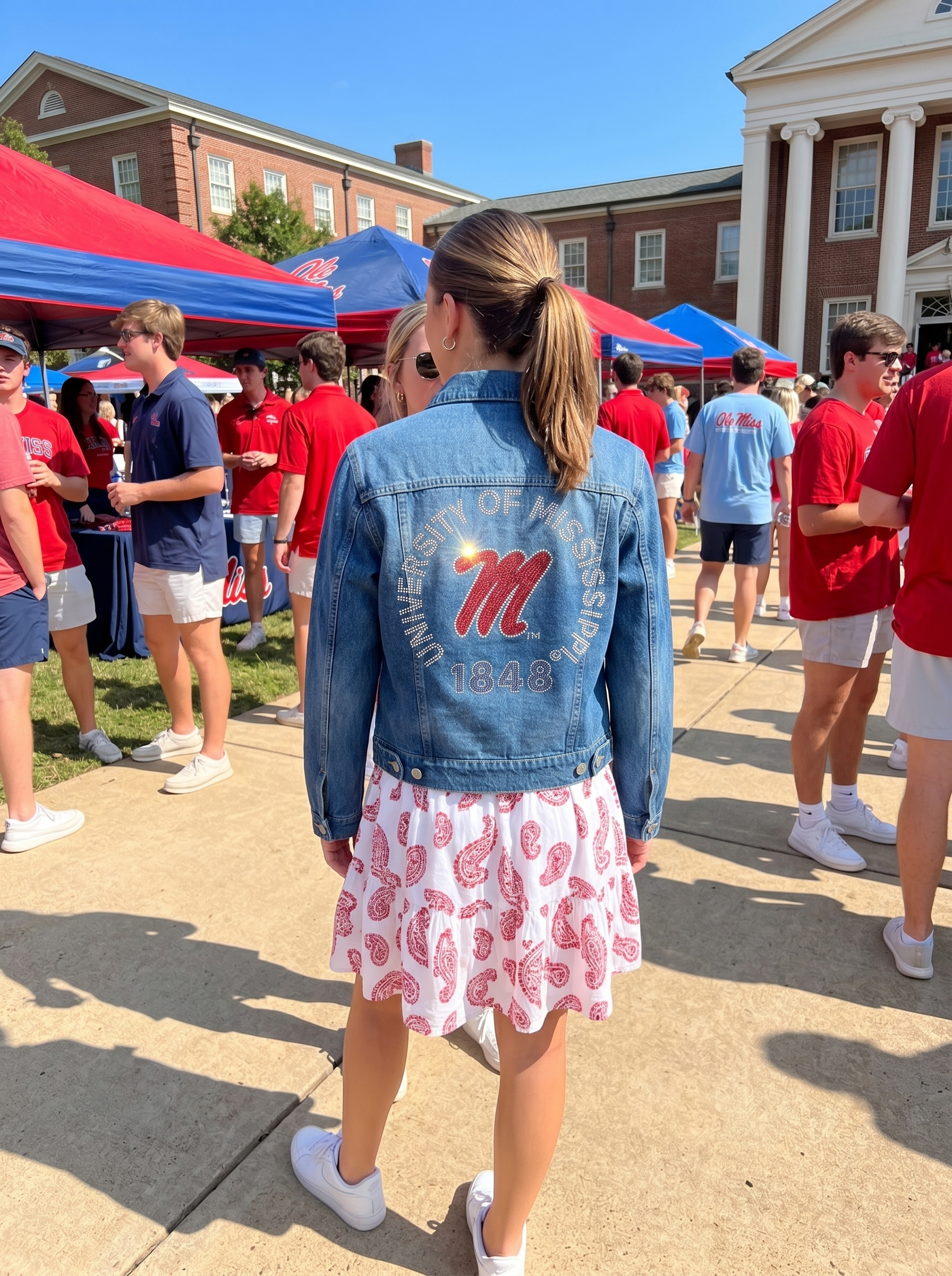 University of Mississippi EST 1848 Blue Denim Jacket