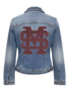 Mississippi State Baseball MS Logo Blue Denim Jacket